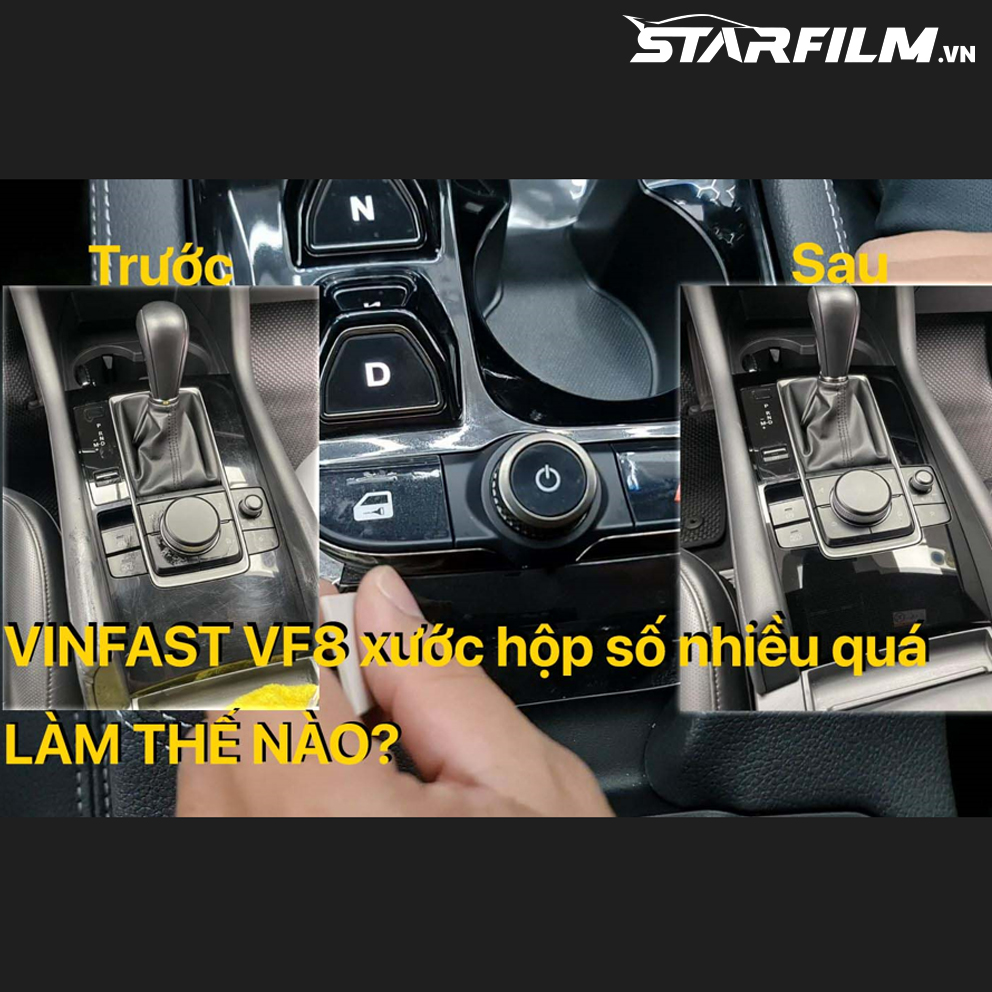 Video hướng dẫn khách hàng xử lý khu vực hộp số bị xước bằng sản phẩm STARFILM